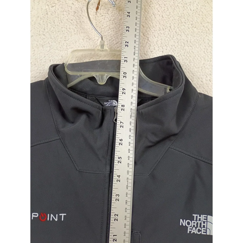 The North Face Softshell Jacket Mens XL Black GridPoint Apex Bionic Windproof